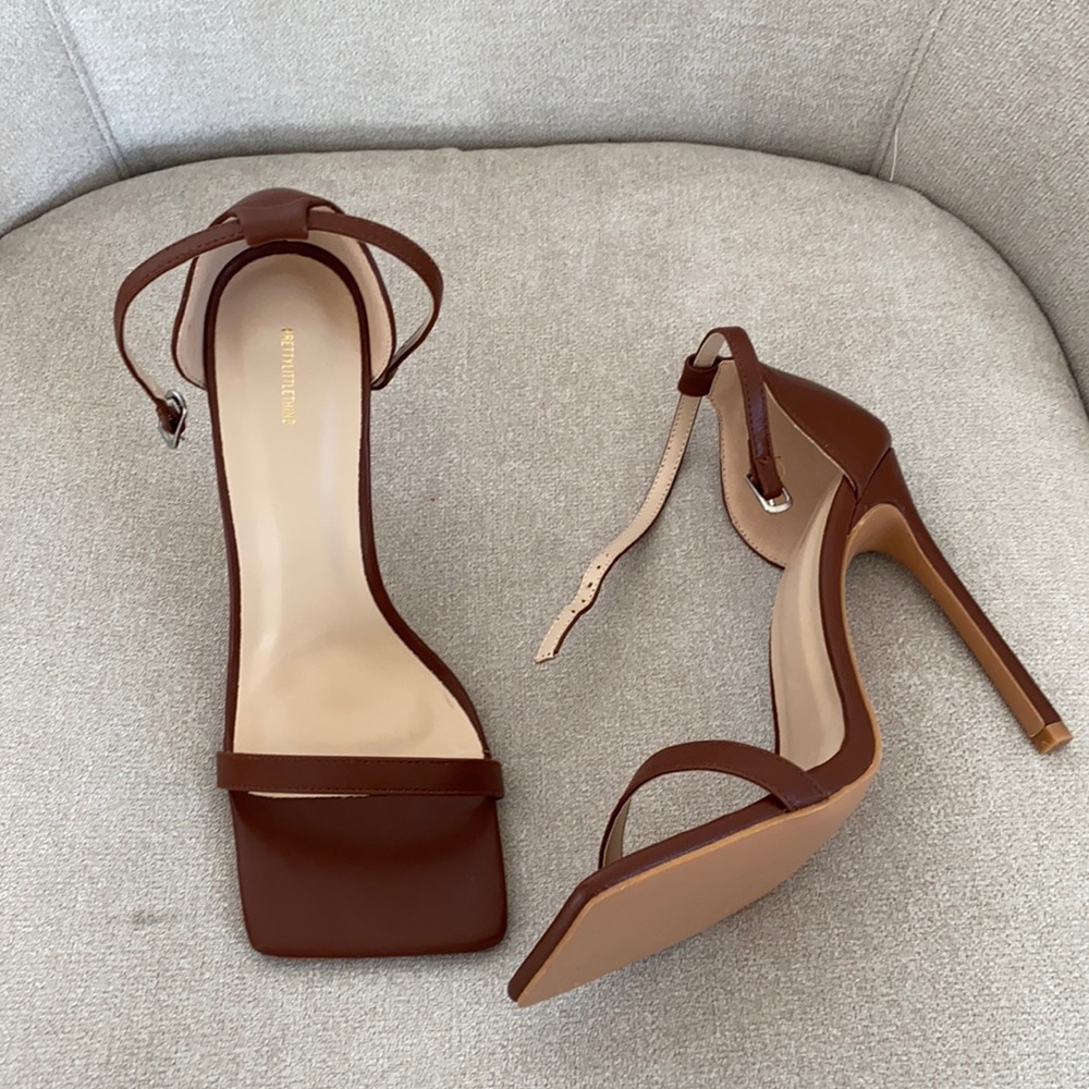Brown heels